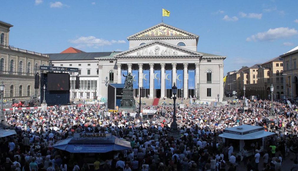 89'000 spectateurs ont assisté à l'édition 2019 devant l'Opéra national de Bavière 89'000 spectateurs ont assisté à l'édition 2019 devant l'Opéra national de Bavière / Opéra pour tous à Munich