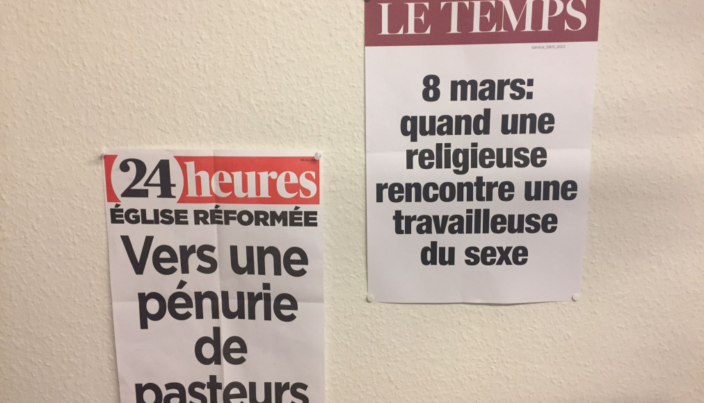 Manchettes annonçant des articles signés Protestinfo / DR