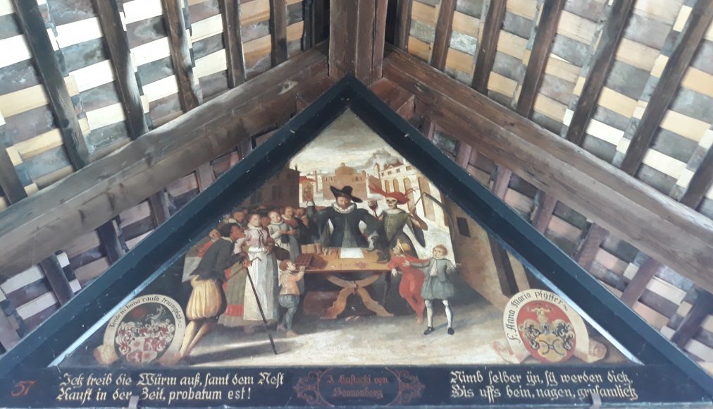 Spreuerbrücke, Lucerne, 1408 Spreuerbrücke, Lucerne, 1408 / La danse des morts, photo AdR 2020