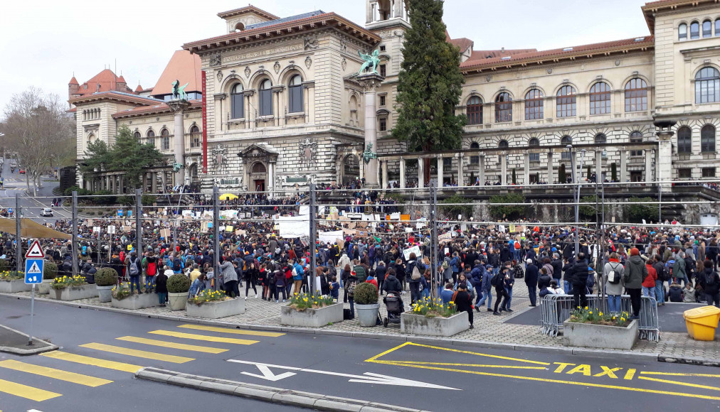 Manifestation pour le climat à Lausanne Manifestation pour le climat à Lausanne