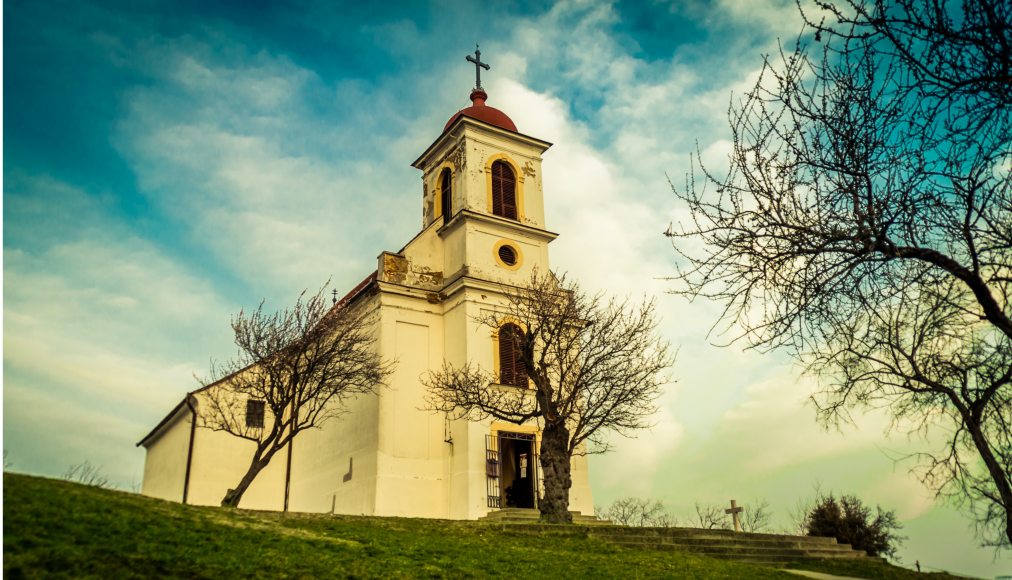 Photographie de l&#039;église de Chaumure, notre journalique ayant oublié d&#039;en prendre une de l&#039;église de Pupligny. / Photo par David Kovacs