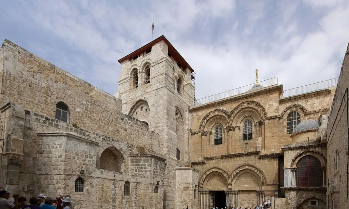 L'église du Saint-Sépulcre à Jérusalem ©Berthold Werner, CC BY-SA 3.0 Wikimedia Commons