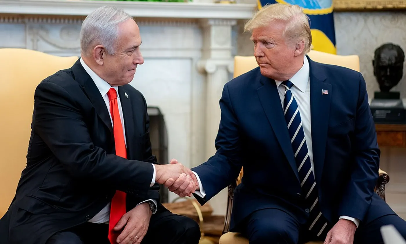 Netanyahu et Trump en 2020 ©The White House, Washington DC, Domaine public, Wikimedia Commons