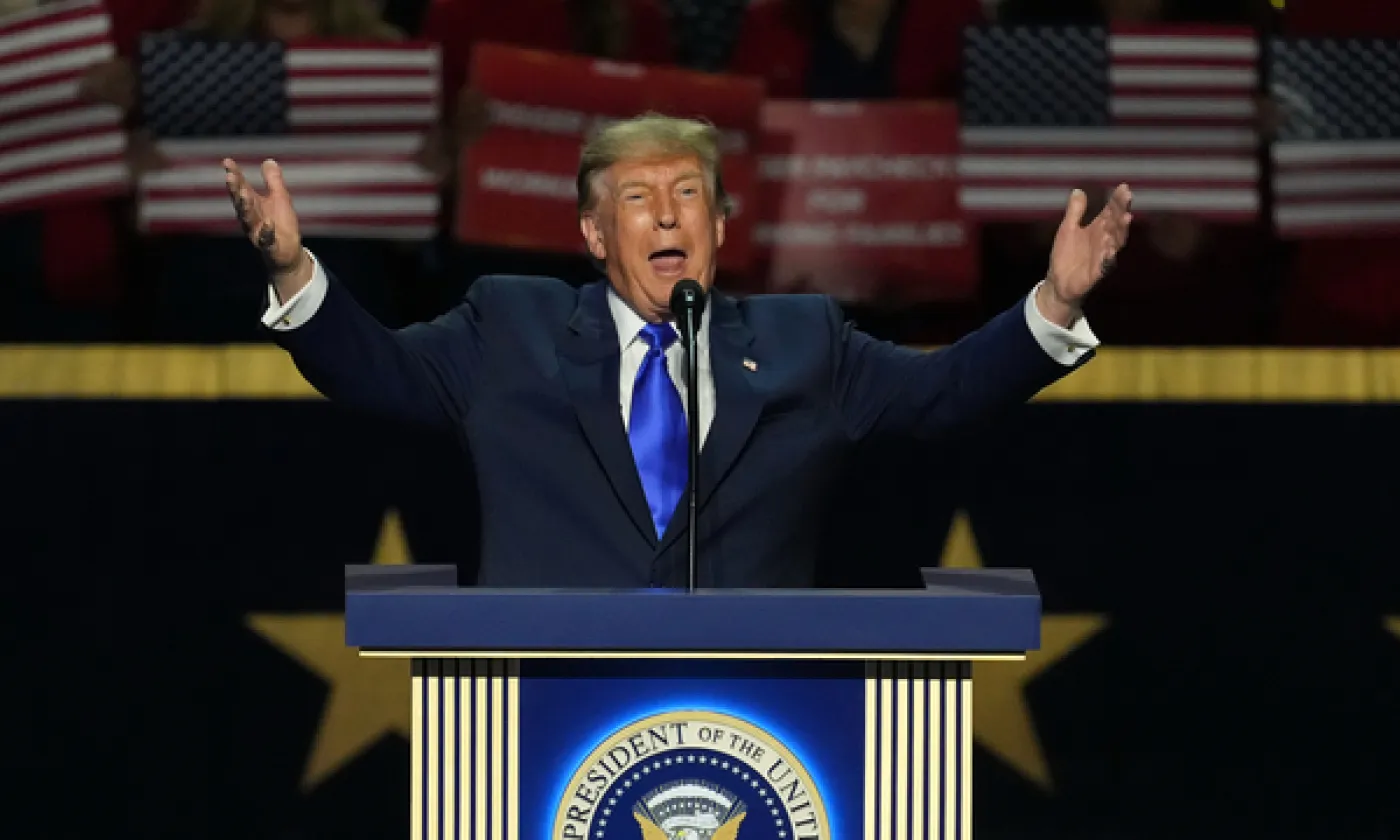 Le président Donald Trump lors de la convention républicaine à Dallas KEYSTONE - TONY GUTIERREZ
