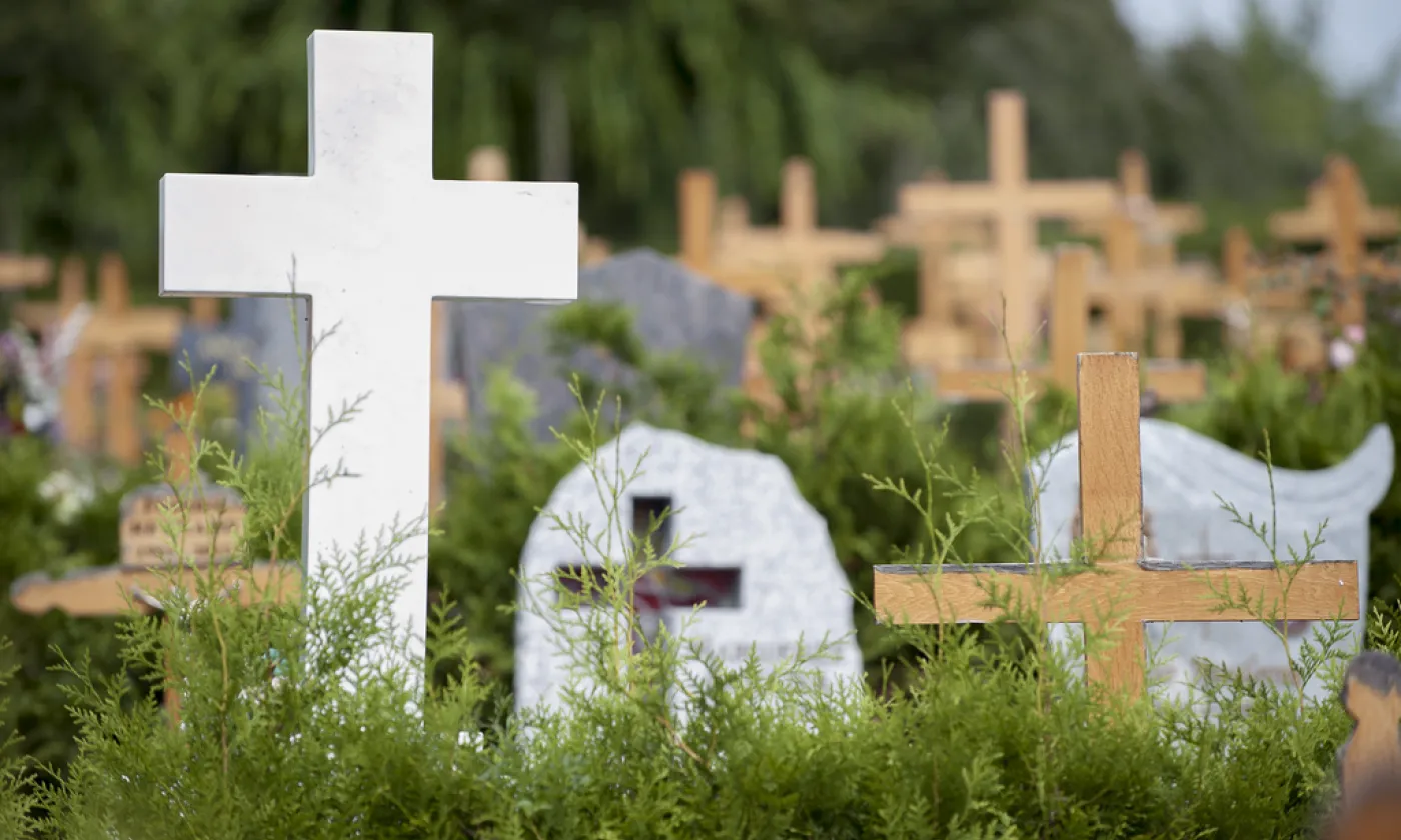 Cimetière du Bois-de-Vaud à Lausanne © Keystone