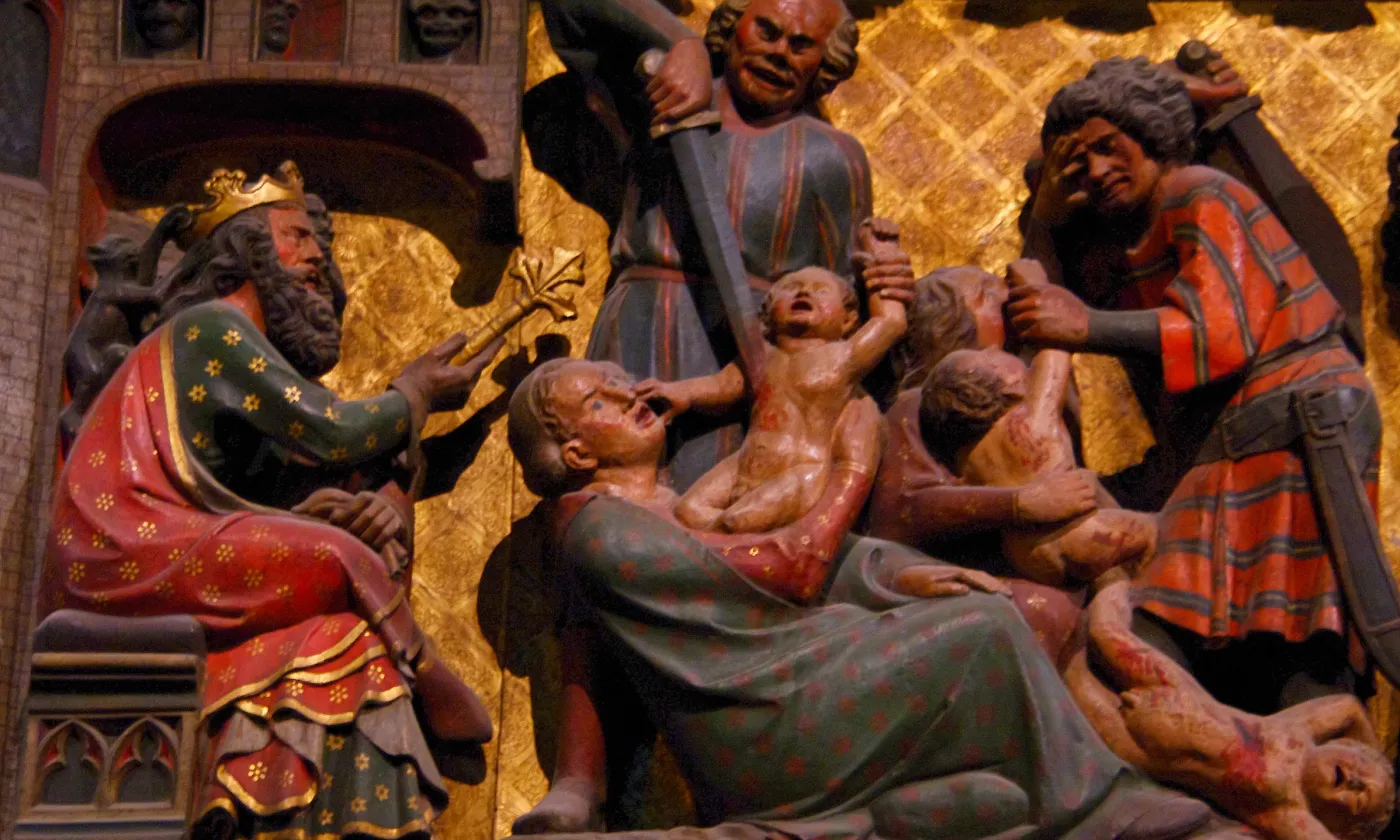 Hérode assiste au carnage (notre Dame de Paris) © CC Nicolas Vasse