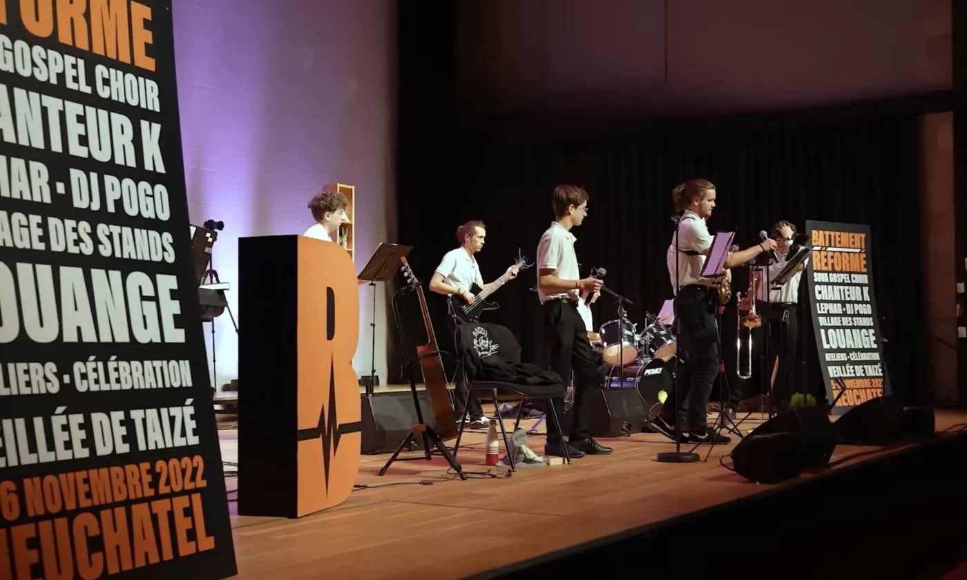 Cérémonie d'ouverture de BREF au temple du bas, Neuchâtel © DR