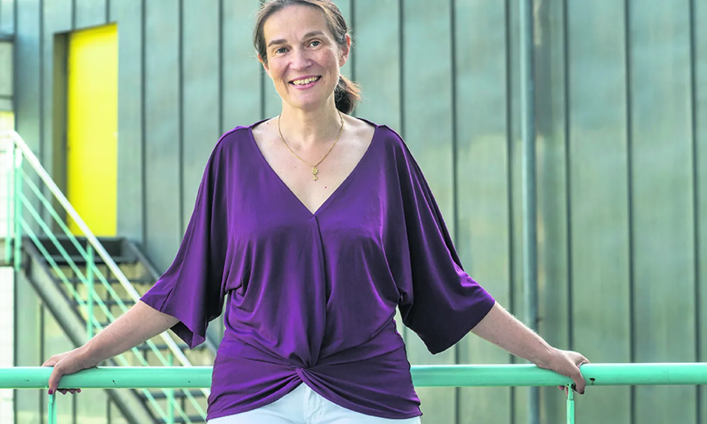 Claire Clivaz: «Le défi est de pouvoir créer des nouveaux champs de recherche à partir des outils numériques» © Jean-Bernard Sieber