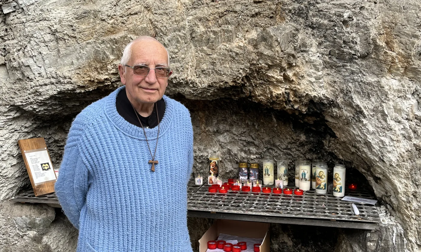 François Huot, ermite à Longeborgne ©Gabrielle Desarzens/RTSreligion