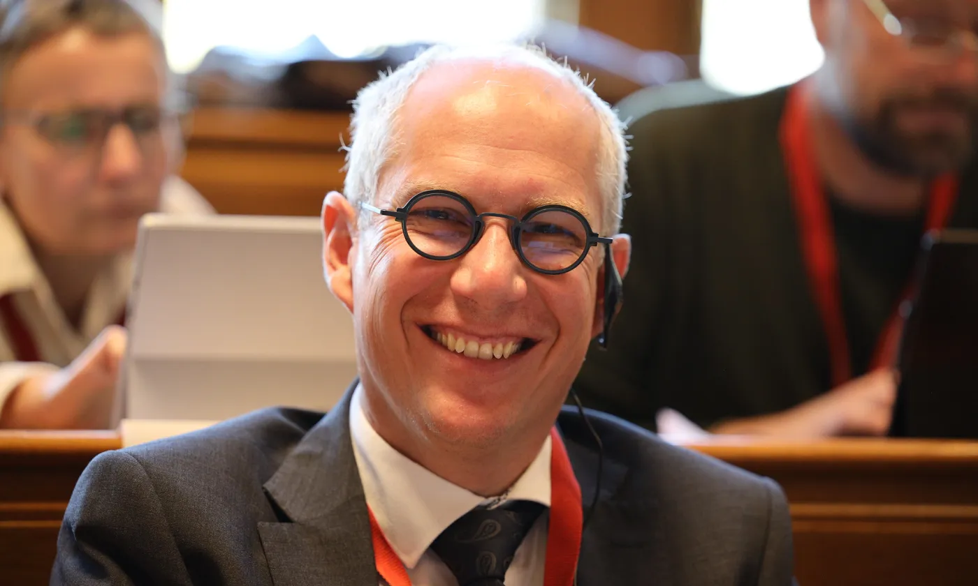 Gilles Cavin, président de l'Eglise réformée évangélique du Valais EERS