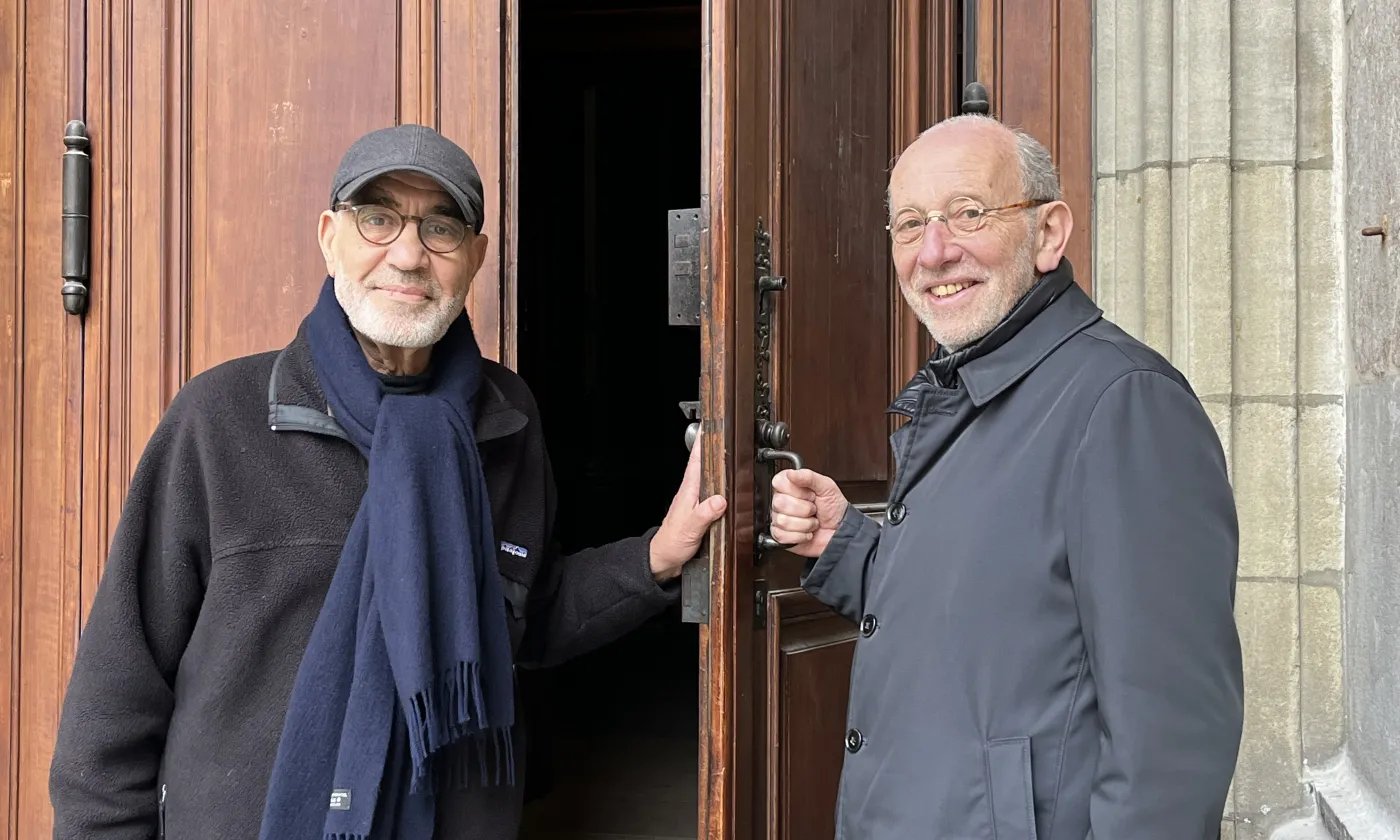 Hafid Ouardiri et François Garaï ©Gabrielle Desarzens