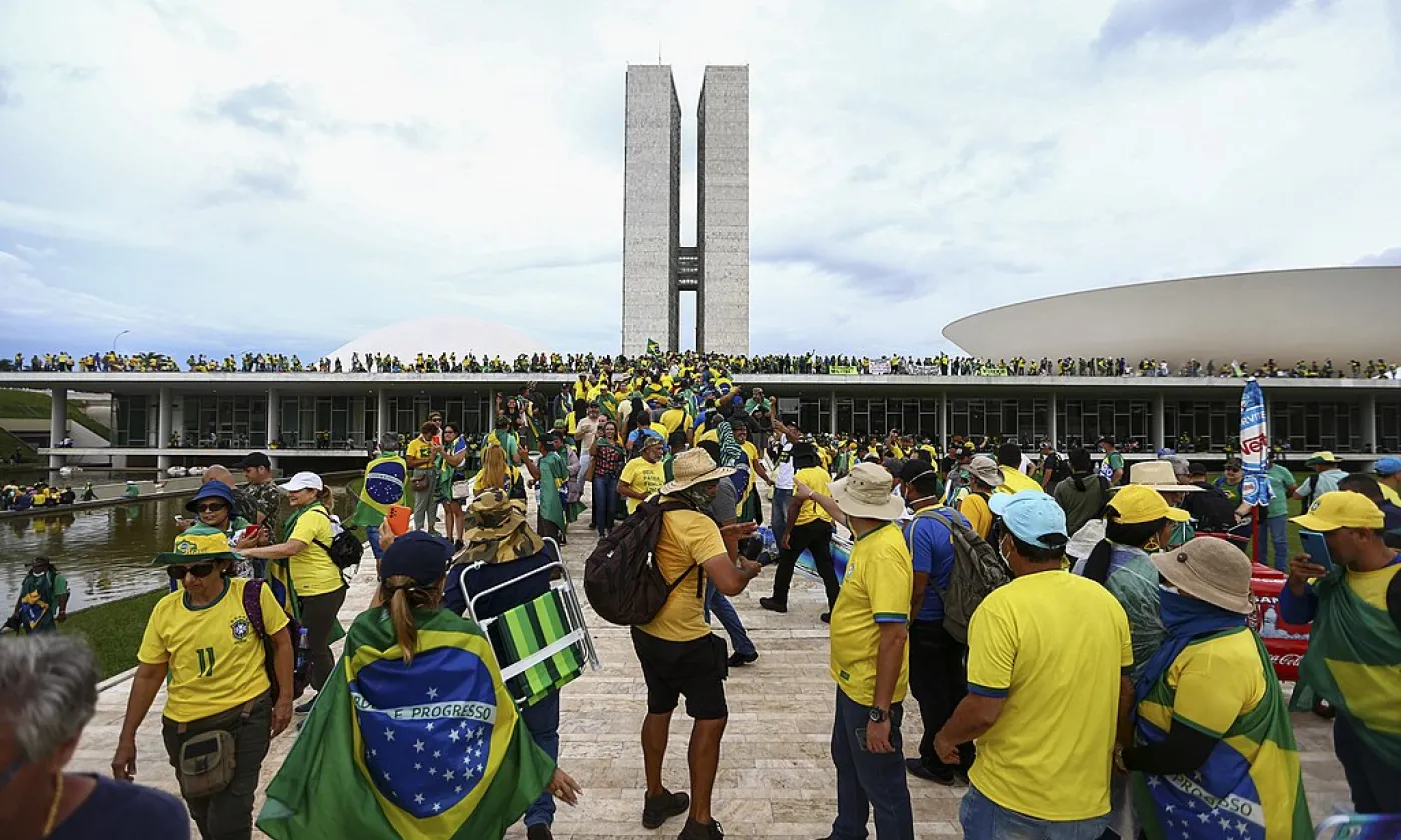Insurrection du 8 janvier 2023 à Brasilia ©Wikimedia Commons / Marcelo Camargo / Agência Brasil