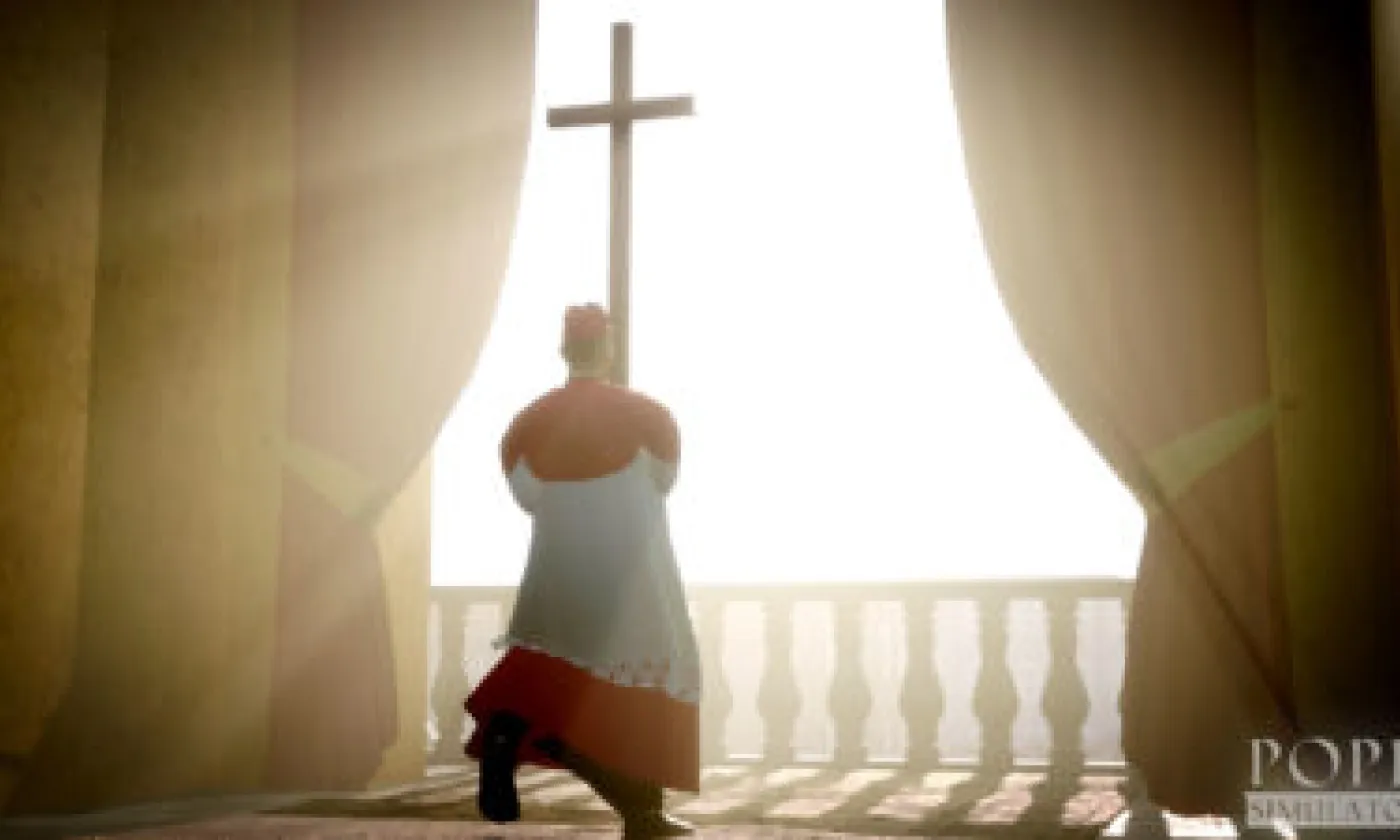 Le jeu "Pope Simulator" de Majda Games ©www.polskigamedev.pl/Majda Games