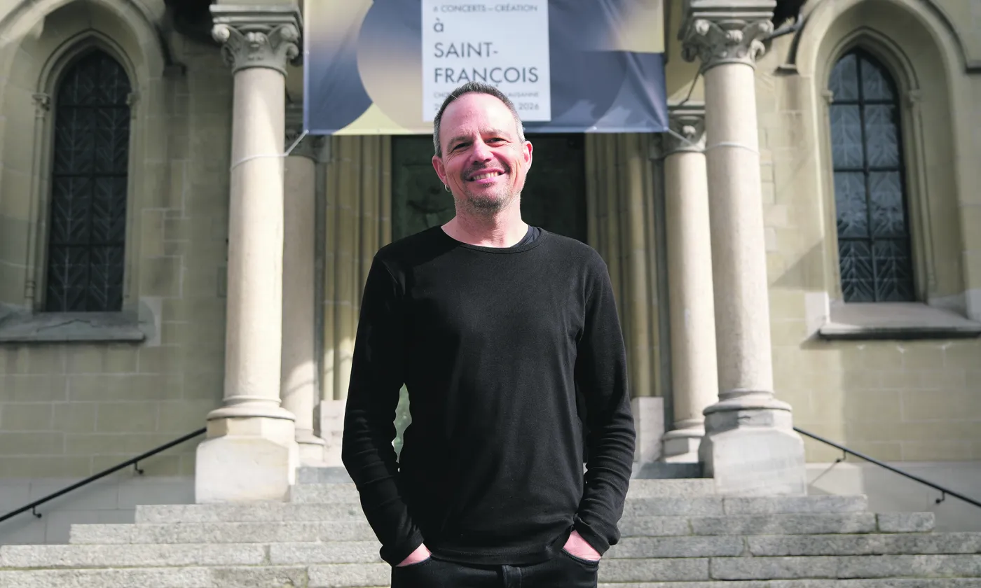 Jérôme Berney a lié les textes d’Alain Rochat à ses propres inspirations, allant de la musique orientale à la pop. ©Elise Dottrens