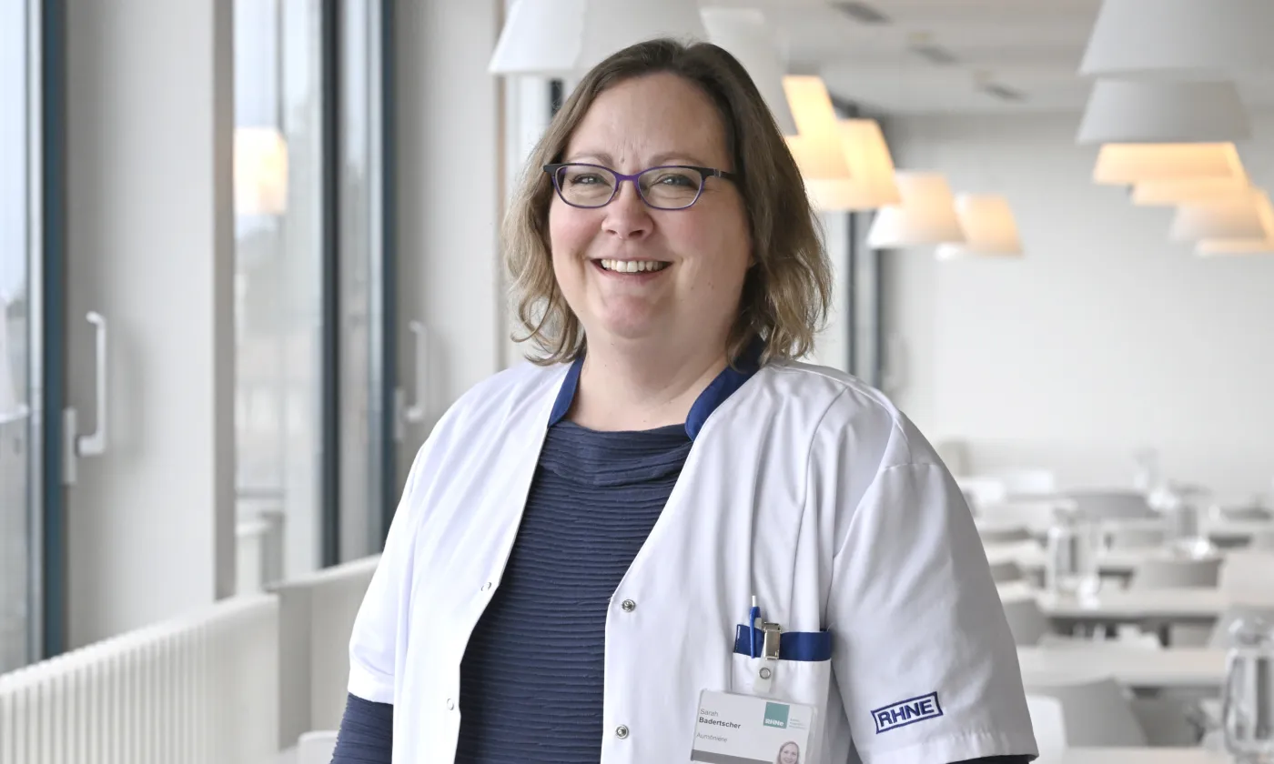 Sarah Badertscher, pasteure dans l’aumônerie des hôpitaux.