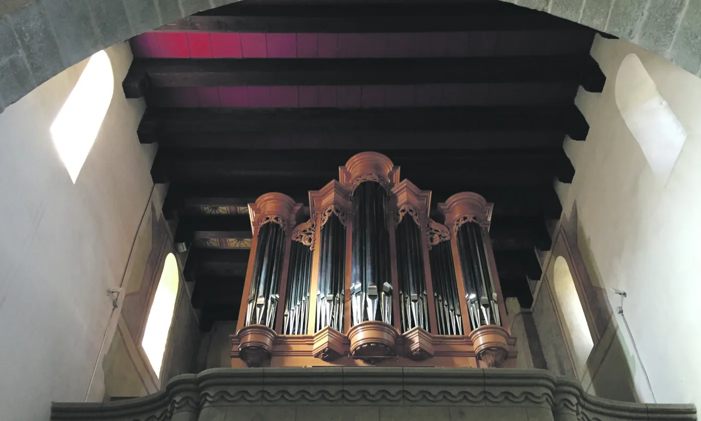 Le nouvel orgue du temple de Cossonay. © Pierre Porret