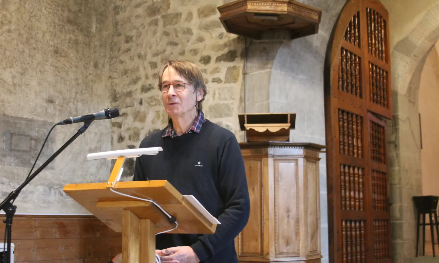 Serge Goy est passé de l’enseignement à la prédication. ©E. Junod