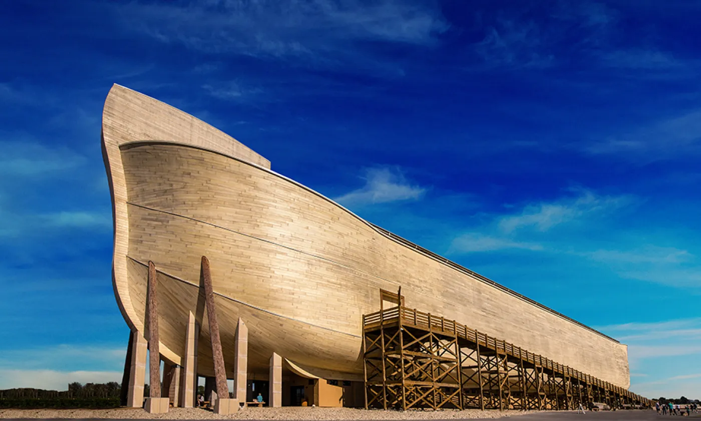 L'arche de Noé, attraction du parc "Ark Encounter" au Kentucky, USA @Ark Encounter Media Ressources