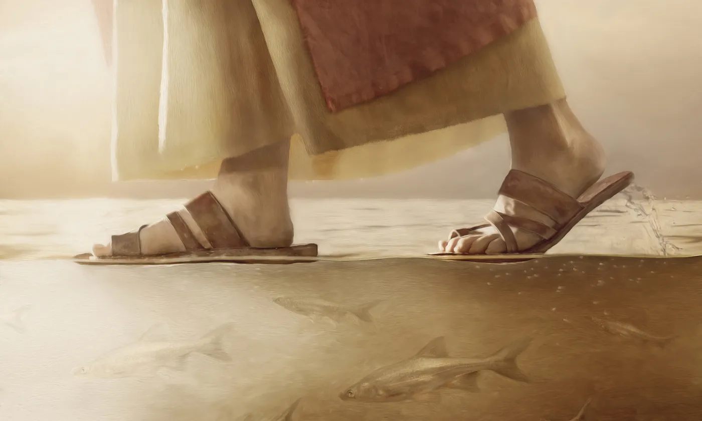 Jésus marchant sur l'eau est l'un des miracles les plus connus de la Bible. IStock