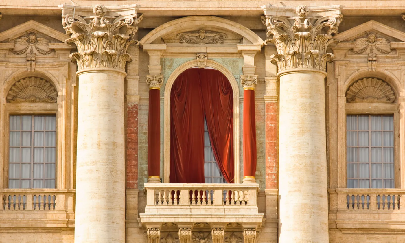 Le balcon de la Chapelle Sixtine. ©iStock