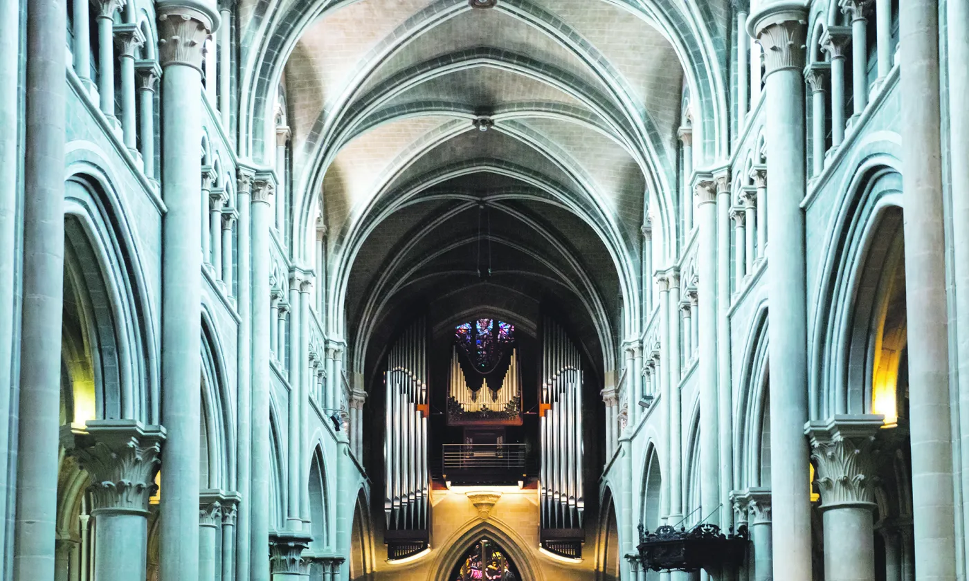 Les grandes orgues de la cathédrale de Lausanne comptent près de 7400 tuyaux ©iStock