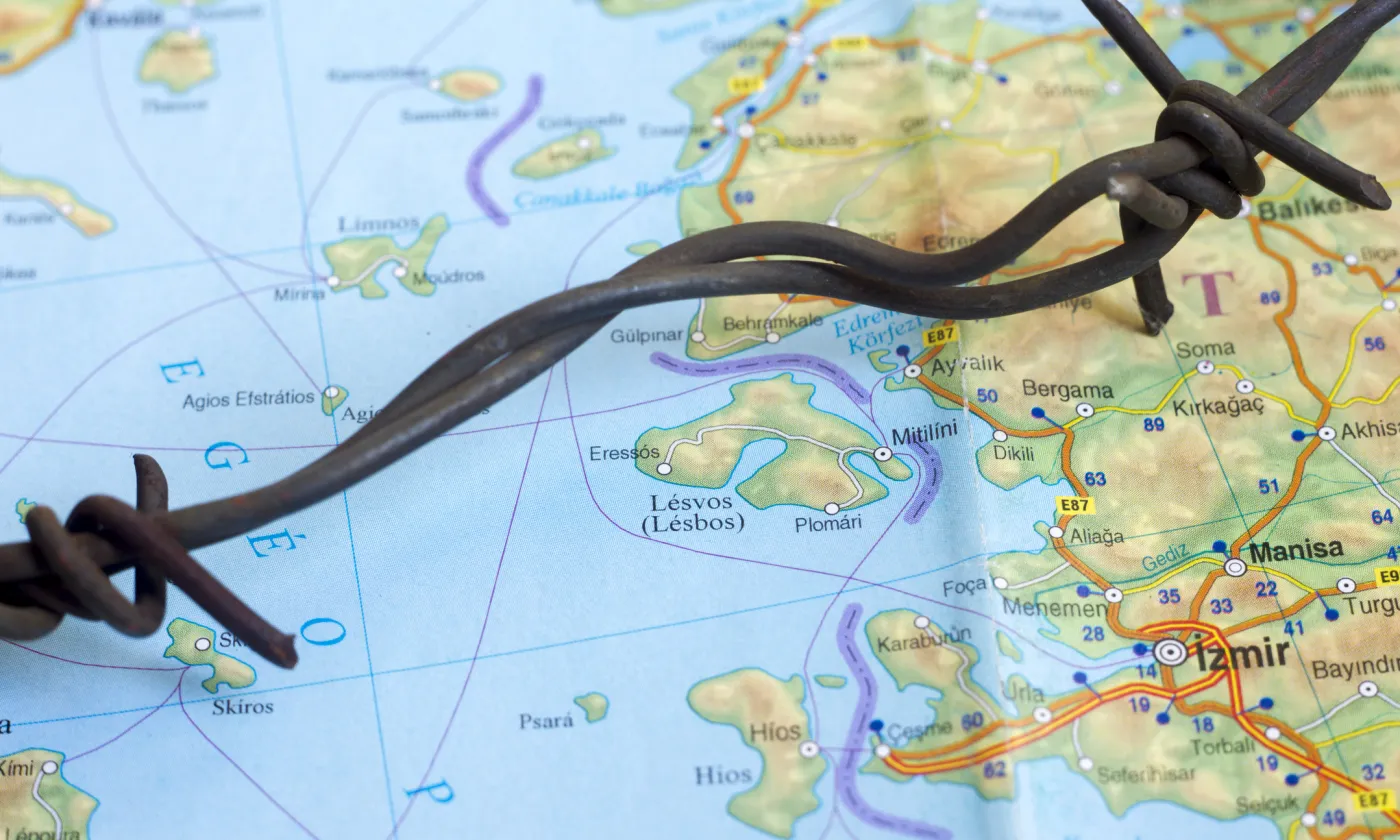 Lʹîle grecque de Lesbos est devenue un cul-de-sac pour les migrants ©iStock