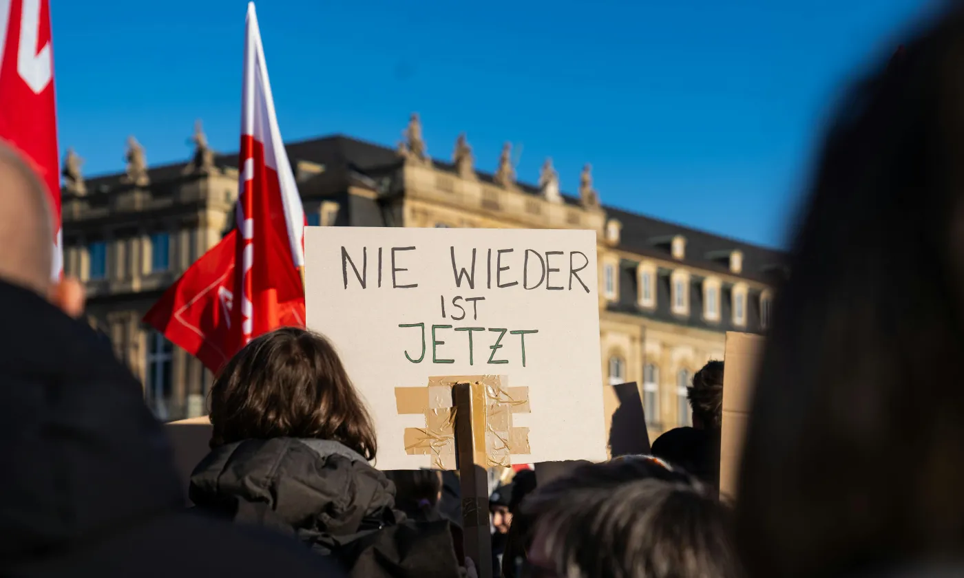 Manifestation en Allemagne, janvier 2024 ©Pexels / Dominik Türk