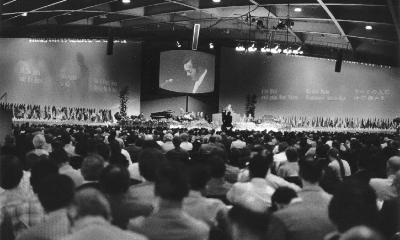Le palais de Beaulieu à Lausanne accueillait, il y a 50 ans, quelque 2700 leaders chrétiens à l’invitation de l’évangéliste américain Billy Graham. ©CC(bync-na) Lausanne Movement