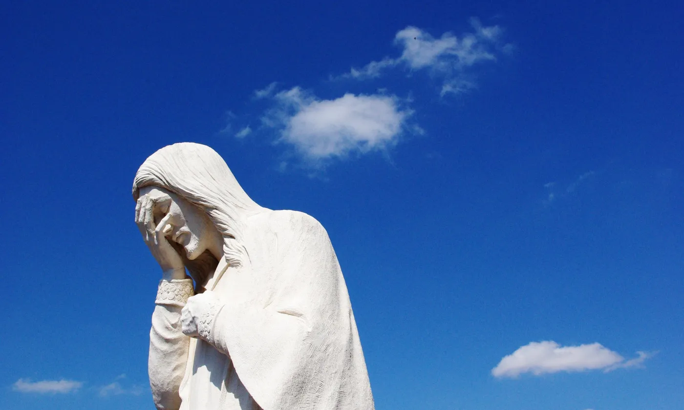 Jésus pleura, statue de l'Oklahoma City National Memorial 