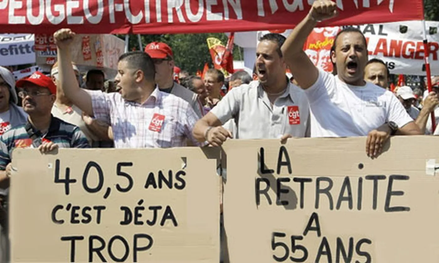 Manifestations retraites en France