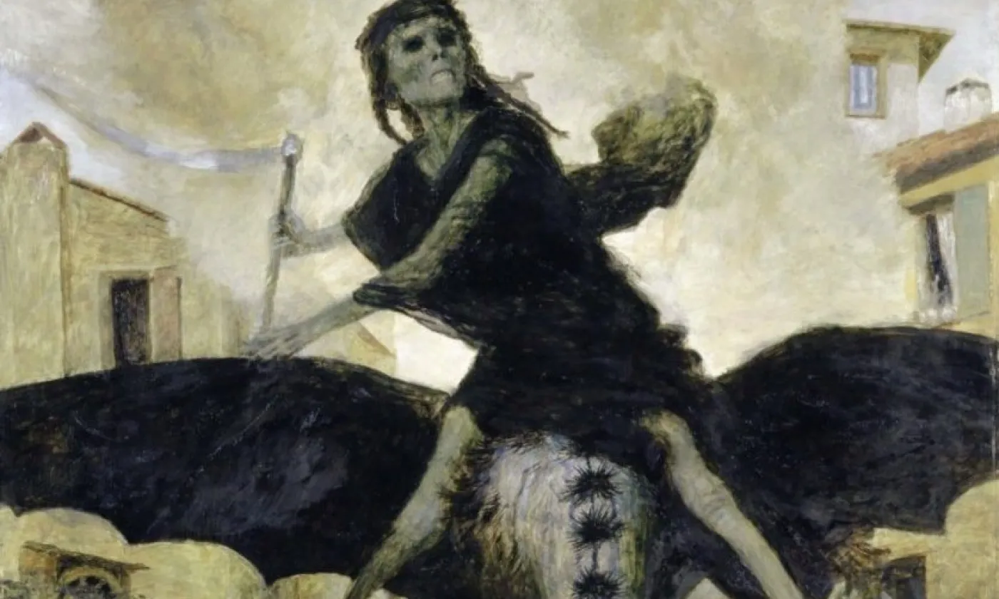 Arnold Böcklin – La Peste – 1898