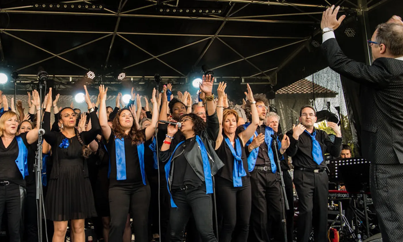 Le choeur Madrijazz-Gospel. ©Flickr/Christopher Losberg