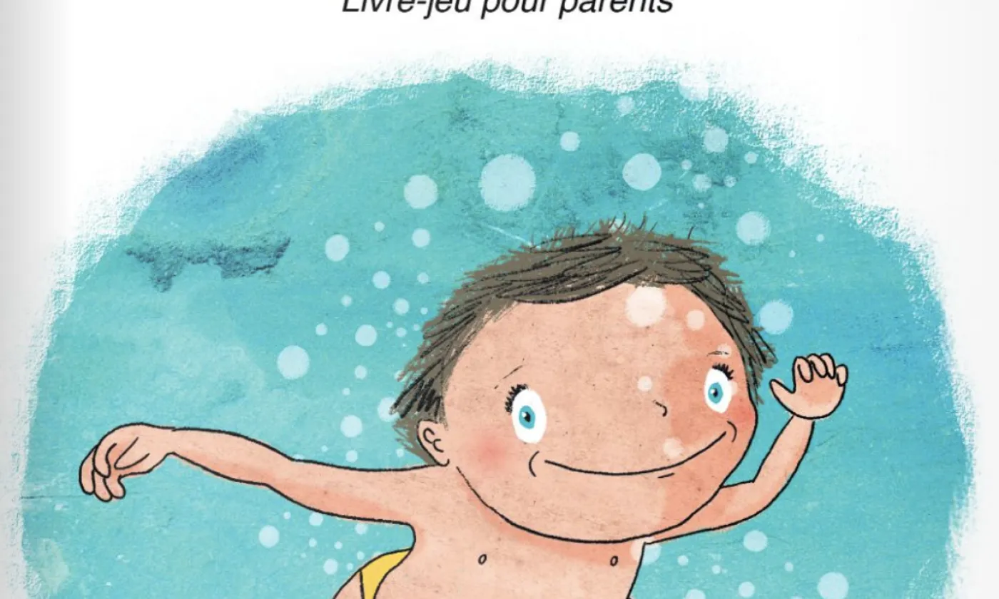 Couverture du nouveau livre-jeux pour parents: baptême, plongez dans l'aventure! © DR