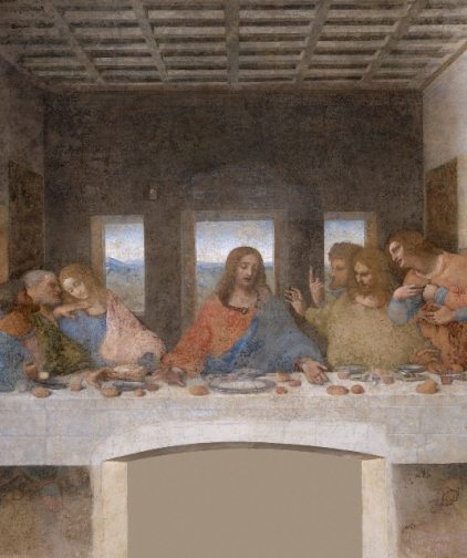 La Cène de Léonard de Vinci est une peinture murale de 4m60 sur 8m80 réalisée de 1495 à 1498 pour le réfectoire du couvent dominicain de Santa Maria delle Grazie à Milan. / ©LDD