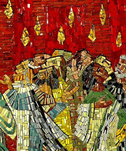Une mosaïque représentant la Pentecôte / Holger Schué/Pixabay