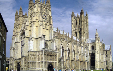 La cathédrale de Canterbury / ©Hans Musil, CC BY-SA 1.0 Wikimedia Commons