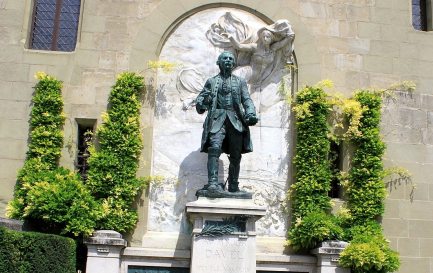 Monument Davel de Maurice Reymond devant le Château Saint-Maire à Lausanne / ©Odrade123, CC BY-SA 3.0, Wikimedia Commons