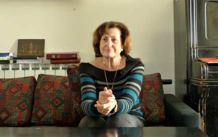 Figure des mouvements palestiniens chrétiens pour la paix, Nora Carmi a connu pas moins de trois Jérusalem. / ©Aline Jaccottet