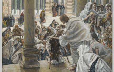 &quot;Jésus guérit les boîteux&quot; de James Tissot, ca.1890 / ©Domaine Public