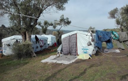 Camp de réfugiés sur l&#039;île de Lesbos / ©Gabrielle Desarzens/RTSreligion