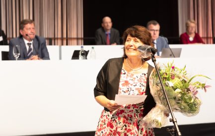 Judith Pörksen Roder a été élue présidente du Conseil synodal des Églises réformées Berne-Jura-Soleure le 18 août, lors de la première journée du Synode d’été. / DR