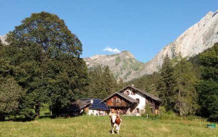 Le chalet de Juste Olivier dans l&#039;alpage de Cergnement / ©Michel Kocher