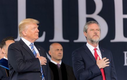 Donald Trump et Jerry Falwell Jr / ©Shealah Craighead / Public domain