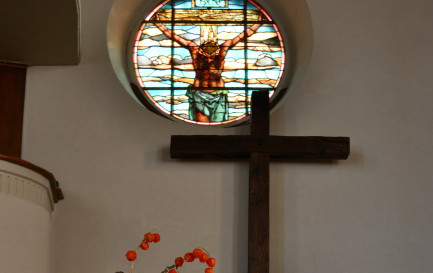 Intérieur du temple de Cronay / ©Alexandra Urfer Jungen