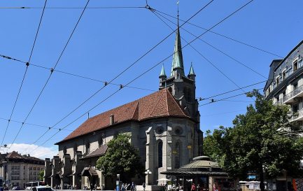 Eglise Saint-François, Lausanne / ©Gzzz, CC BY-SA 4.0 Wikimedia Commons
