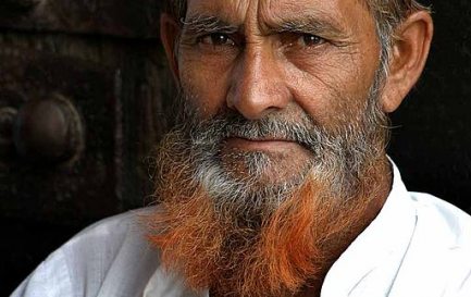 Un homme avec la barbe teinte au henné / ©Wikimedia Commons/Steve Evans Citizen of the World/CC-BY-2.0