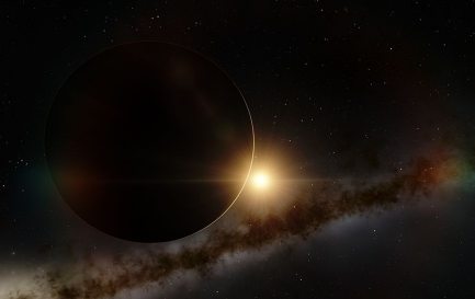 Représentation de l&#039;exoplanète Kepler-1229 b / @Wikimedia Commons/MarioProtIV/CC BY-SA 4.0