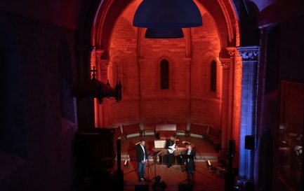 Spectacle du festival Antigel au Temple de Satigny, à Genève. / DR