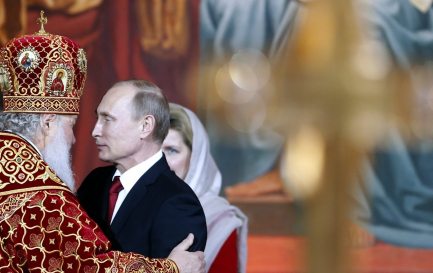 Le patriarche Kirill de Moscou partage beaucoup avec Vladimir Poutine... / Keystone/EPA/Maxim Shipenkov