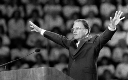 Billy Graham en 1986 / ©Foley, Mark T., 1943-, Public domain, Wikimedia Commons